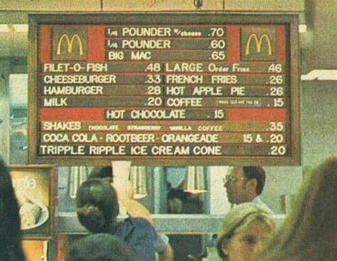 mcdonald's menu prices in 1967